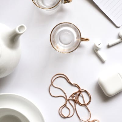 Pendentif Minimaliste Filigrane